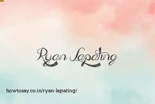Ryan Lapating