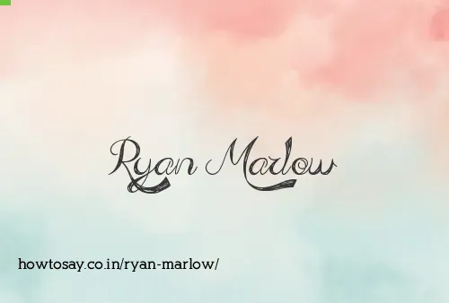 Ryan Marlow