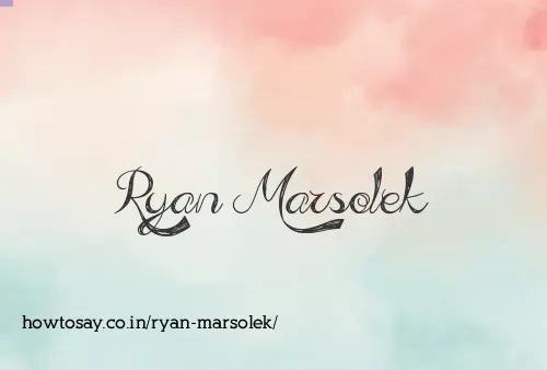 Ryan Marsolek