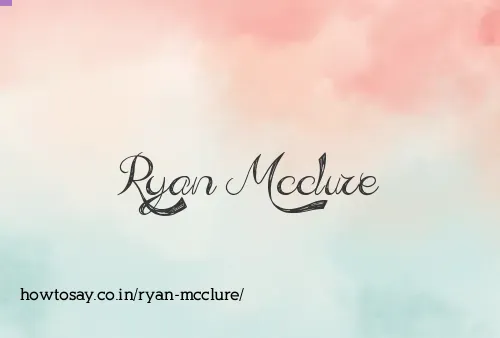 Ryan Mcclure