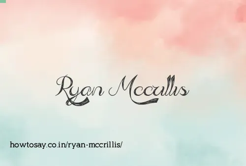 Ryan Mccrillis