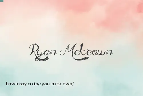 Ryan Mckeown
