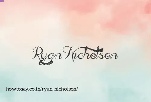 Ryan Nicholson