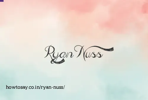 Ryan Nuss