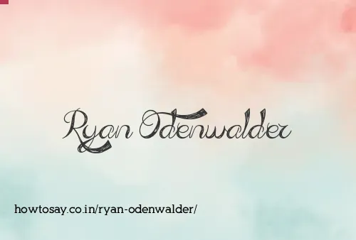 Ryan Odenwalder