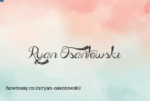 Ryan Osantowski