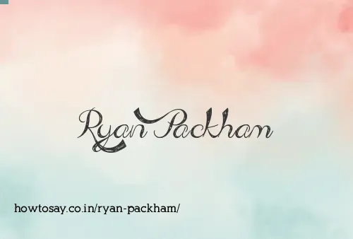 Ryan Packham