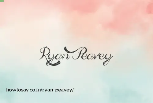 Ryan Peavey