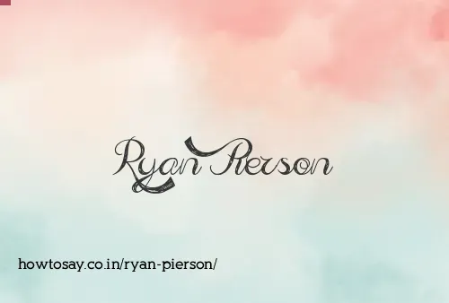 Ryan Pierson