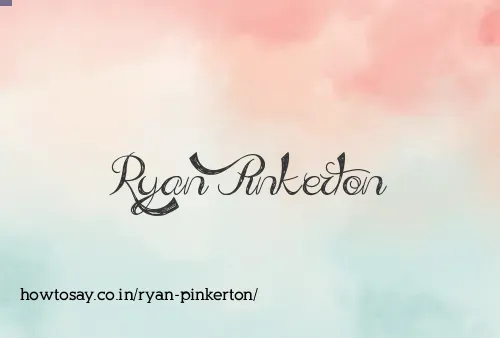 Ryan Pinkerton