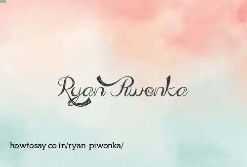 Ryan Piwonka