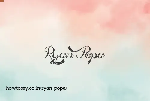 Ryan Popa
