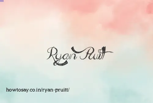 Ryan Pruitt