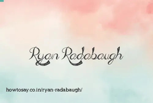 Ryan Radabaugh