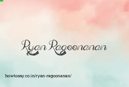 Ryan Ragoonanan