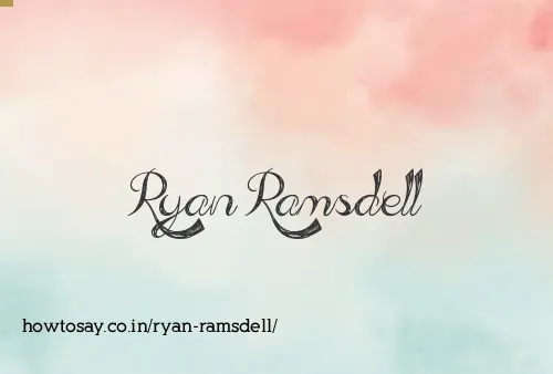 Ryan Ramsdell