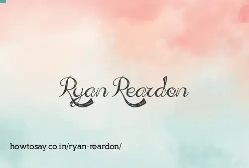 Ryan Reardon