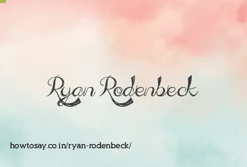 Ryan Rodenbeck