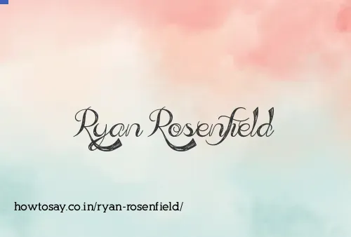 Ryan Rosenfield