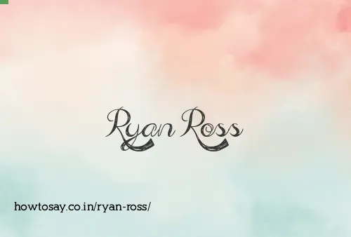 Ryan Ross