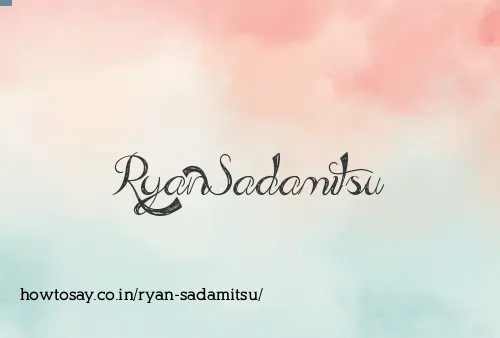 Ryan Sadamitsu