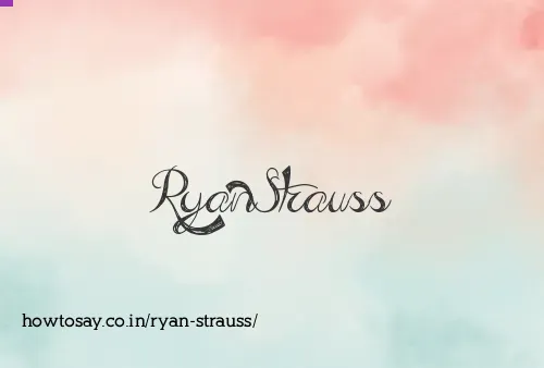 Ryan Strauss