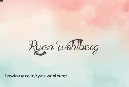Ryan Wohlberg