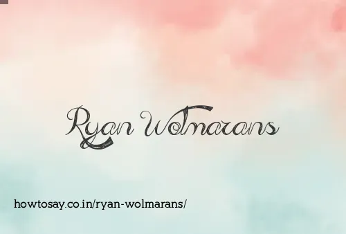 Ryan Wolmarans