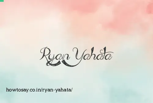 Ryan Yahata