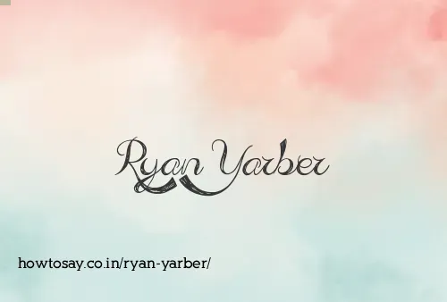 Ryan Yarber