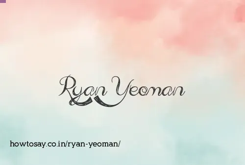 Ryan Yeoman