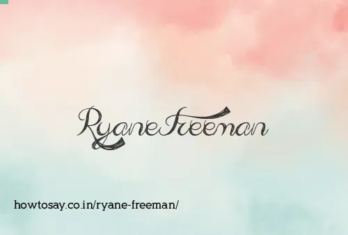 Ryane Freeman