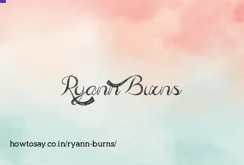Ryann Burns
