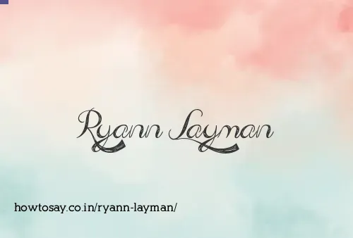 Ryann Layman