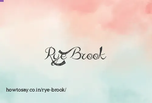 Rye Brook