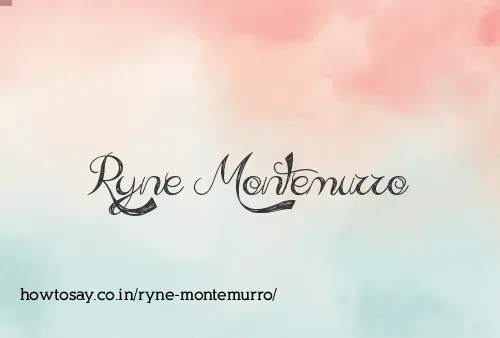 Ryne Montemurro