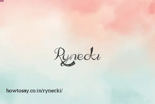 Rynecki