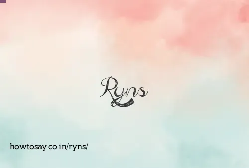 Ryns