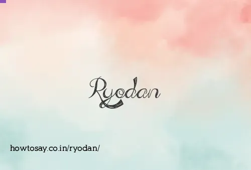 Ryodan