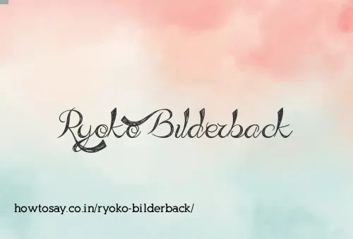 Ryoko Bilderback