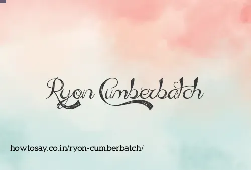 Ryon Cumberbatch