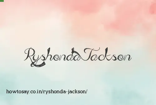 Ryshonda Jackson