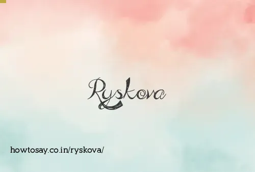 Ryskova