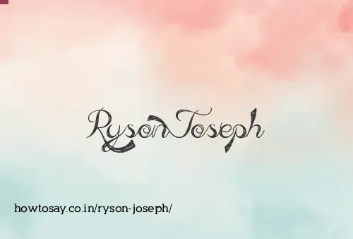 Ryson Joseph