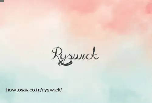 Ryswick
