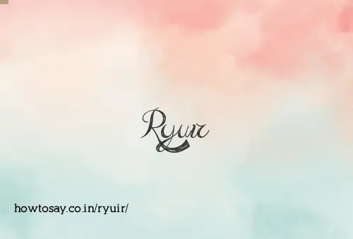Ryuir