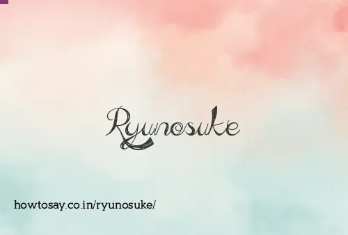 Ryunosuke