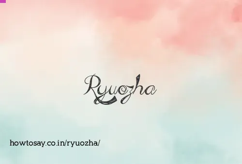 Ryuozha