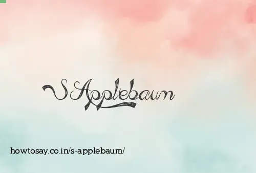 S Applebaum