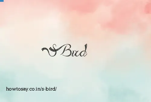 S Bird